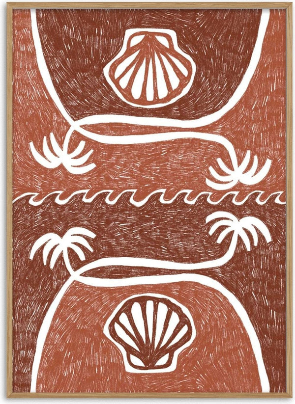 Pétoncles tropicaux de plage - Shatha Al Dafai