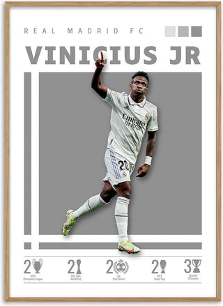 Vinicius Jr. - Real Madrid Football Poster