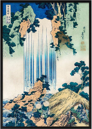 Yoro Waterfall by Katsushika Hokusai