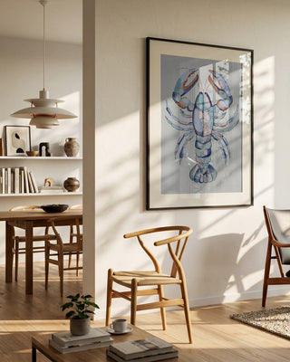 Homard bleu à l’aquarelle - Nikita Jariwala