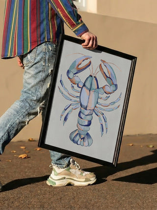 Homard bleu à l’aquarelle - Nikita Jariwala