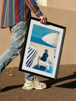Sérénité d’une journée à la plage - Awol Art Alex