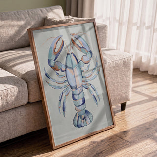 Homard bleu à l’aquarelle - Nikita Jariwala