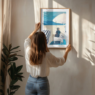 Sérénité d’une journée à la plage - Awol Art Alex